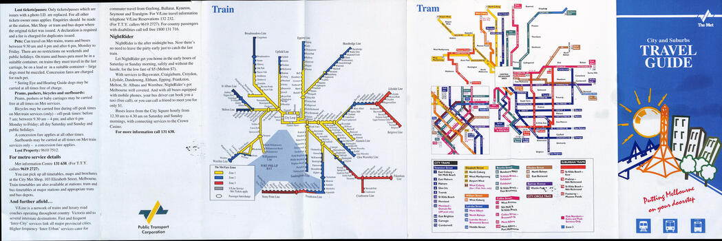 "City and Suburbs Travel Guide" - 1994