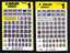 Set of two scratch tickets