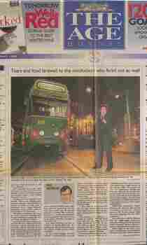 "Tears and fond farewell to the conductors who fare not so well", "Not everyone is happy as the last tram conductors are put out to pasture", "Dispute a threat to services", "Not everyone is happy as the last tram conductors are put out to pasture"