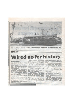 "Wired up for history"