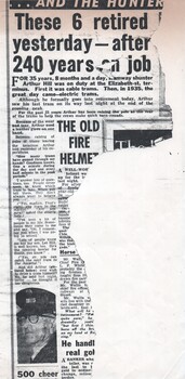"These 6 retired yesterday - after 240 years on job"