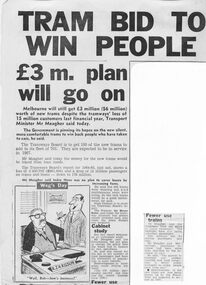 Did Melbourne want to order 100 "silent trams" in 1965?"