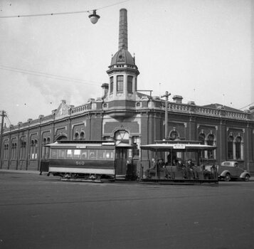 Cable trams Nicholson St winding or engine house.