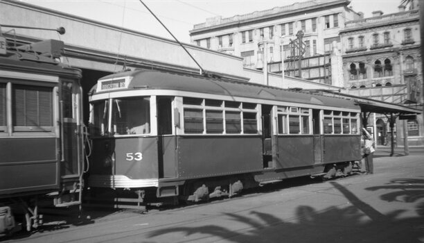 VR tram 53 at St Kilda station.
