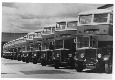 Photograph - Set of 2 Black & White Photograph/s, Public Transport Corporation (PTC), 1940