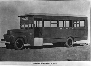 Photograph - Black & White Photograph/s, Public Transport Corporation (PTC), 1940's