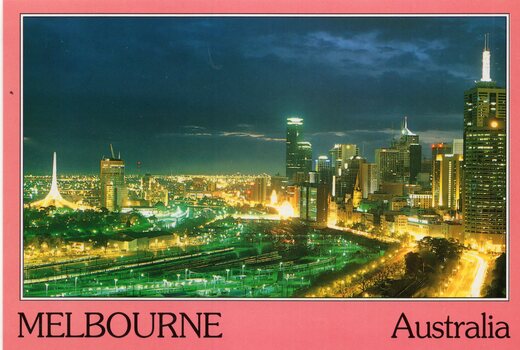 Melbourne from the Hilton Tower