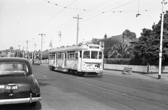 Tram 915 Centenary Car - Riversdale Road.