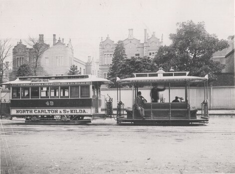 Cable tram - Swanston St - Melbourne Hospital