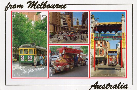 Four views of Melbourne including SW5 725