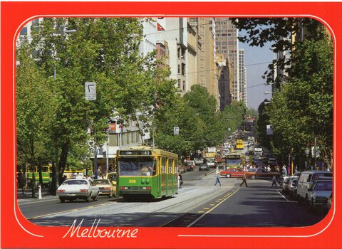 A class 239 in Collins St at Swanston St.