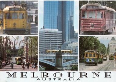 Five views of Melbourne trams