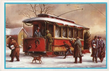 Ephemera - Christmas Card, Peter Duckett, c1990