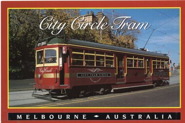 City Circle tram SW6 957 in Spring St with Parliament House