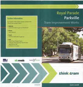 "Royal Parade Parkville - Tram Improvement works"