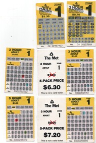 Set of ten scratch tickets