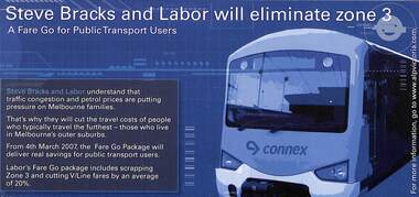 "Steve Bracks and Labor will eliminate zone 3"