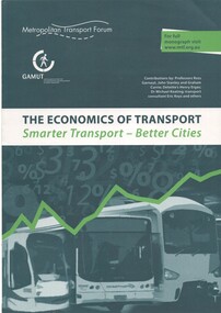 "The economics of transport - Smarter Transport - Better Cities"