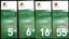 Set of 8 Swanston Trams timetables