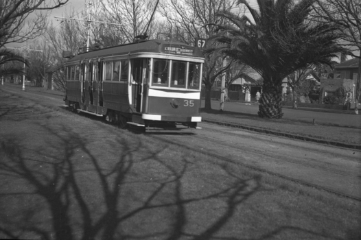 Set of 2 - Maximum Traction bogie trams Dandenong Road.
