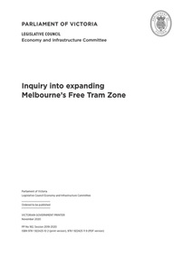 "Inquiry into expanding Melbourne's Free Tram Zone"