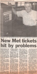"New Met tickets hit by problems"