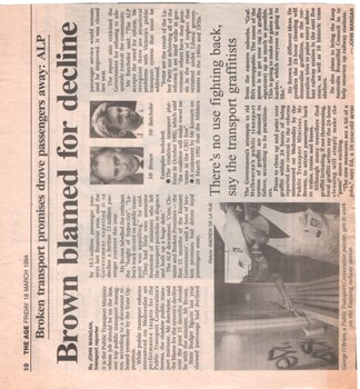 "Brown blamed for decline"