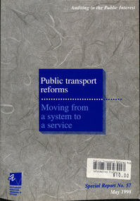 "Public transport reforms - Moving from a system to a service"