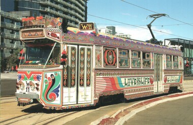 Z81 as the W11 Karachi tram, in Docklands