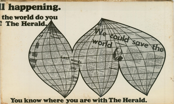 "You know where you are with The Herald", "Do a good turn today"