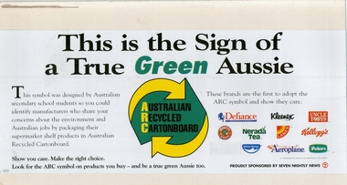 "This is the Sign of a True Green Aussie"