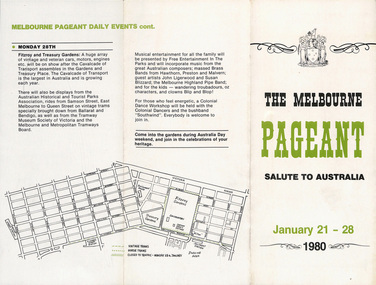 "The Melbourne Pageant - January 21 - 28 1980 - Salute to Australia, Cavalcade of Transport"