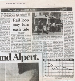 The Pubic transport Mess - "Rail loop may turn cash tide