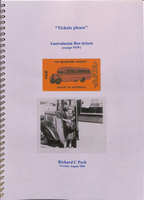 "Tickets Please - Australasian bus tickets except NSW"