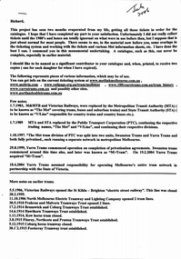 notes on the various tramway operator