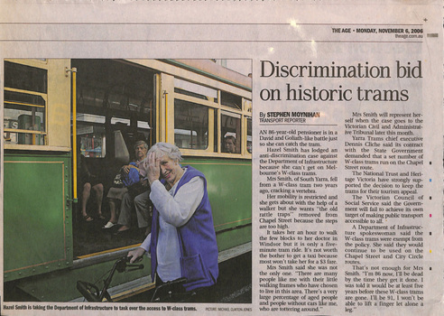 "Back to the days when trams stood still"