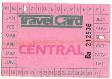 Travel card Central