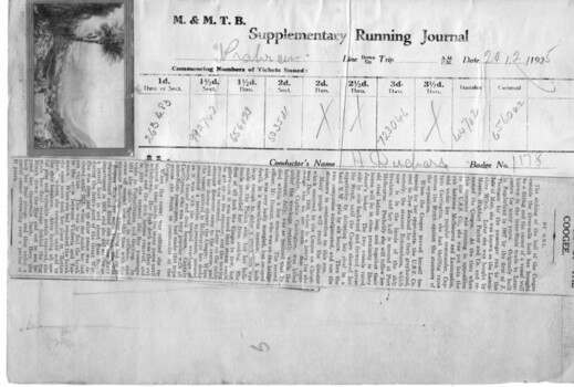 "MMTB Supplementary Running Journal"