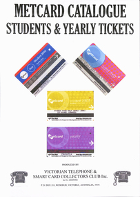 "Metcard Catalogue Students & Yearly Tickets"