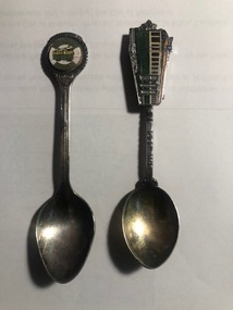 two Souvenir tea spoons: