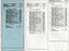 Set of three Table or Run cards for Essendon Depot