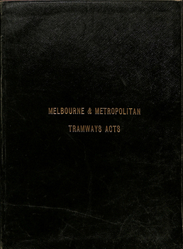 "Melbourne and Metropolitan Tramways Acts"