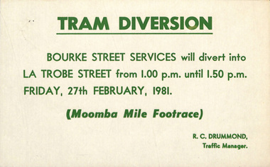"Tram Diversion"