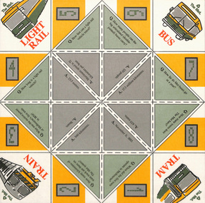 Ephemera - Origami Finger Game Card, The Met, c1985
