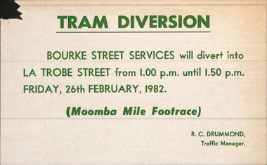 "Tram Diversion"