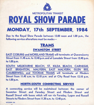"Royal Show Parade"