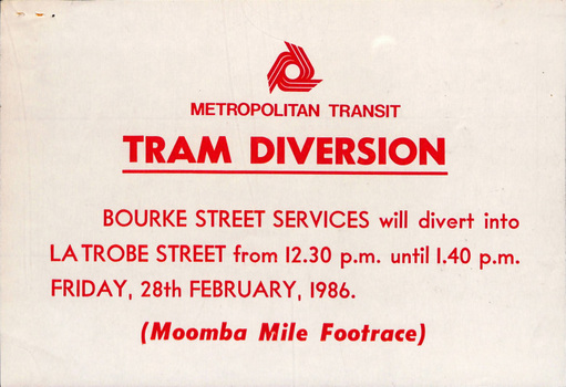"Tram Diversion"