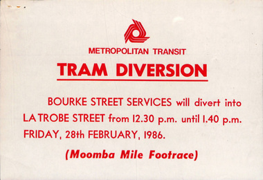 "Tram Diversion"