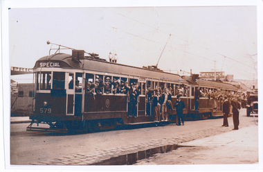 School Annual picnic special trams using W2 579