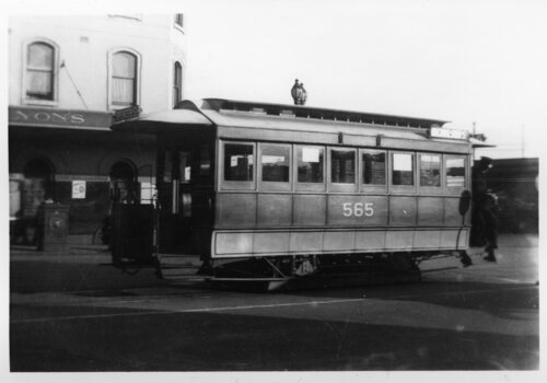 Cable tram trailer 565 Bourke St